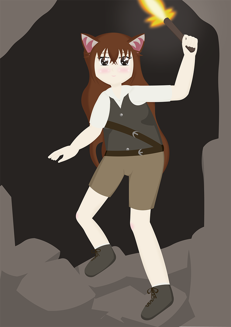 A cute project commissioned by a friend to draw a friend's vTuber model as Lara Croft. One of my fave commissions!